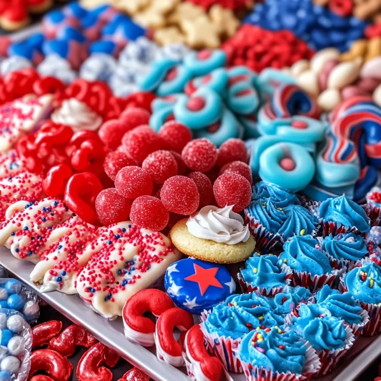 4th of July Sweet Charcuterie Board