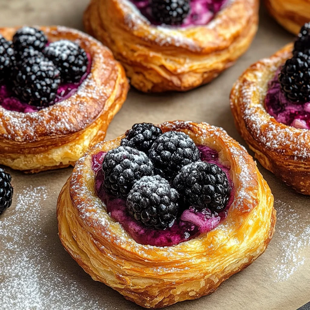 Blackberry Cream Cheese Danish