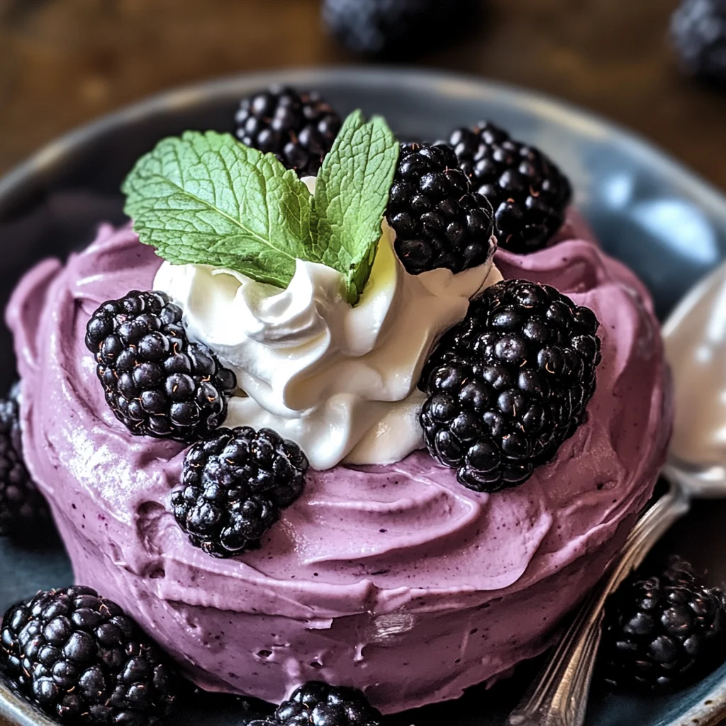 Blackberry Mousse
