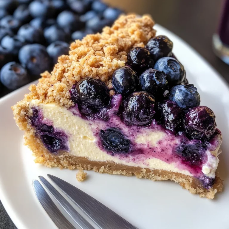 Blueberry Crumble Cheesecake