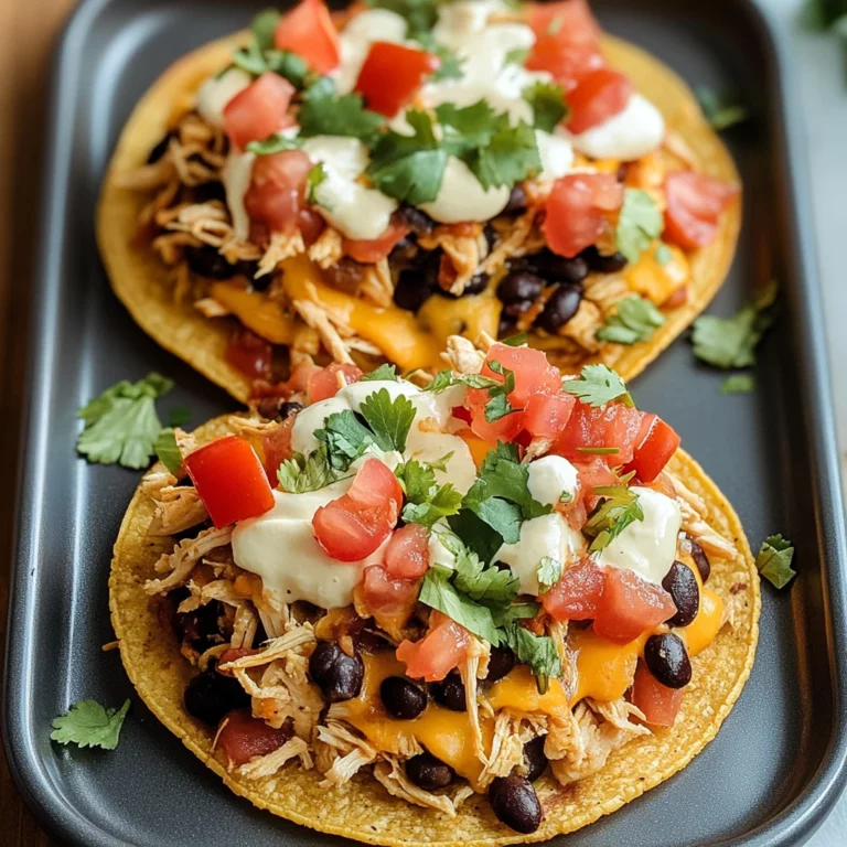 Mexican Rotisserie Chicken Tostadas