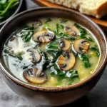 Mushroom and Spinach Soup