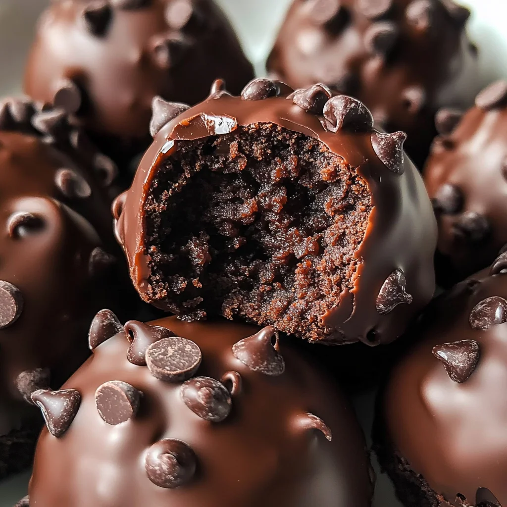 No-Bake Brownie Bites