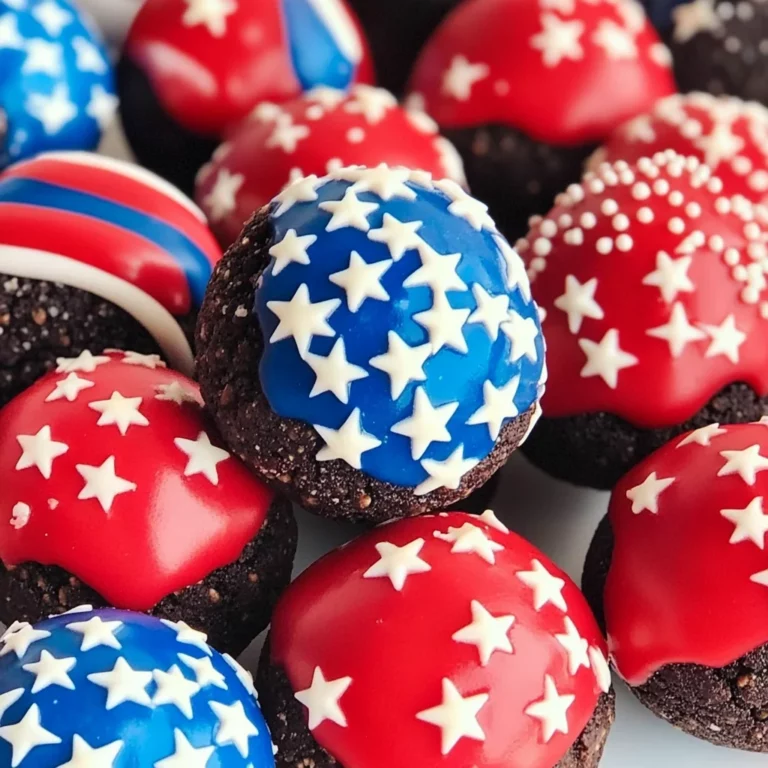 Patriotic Oreo Balls