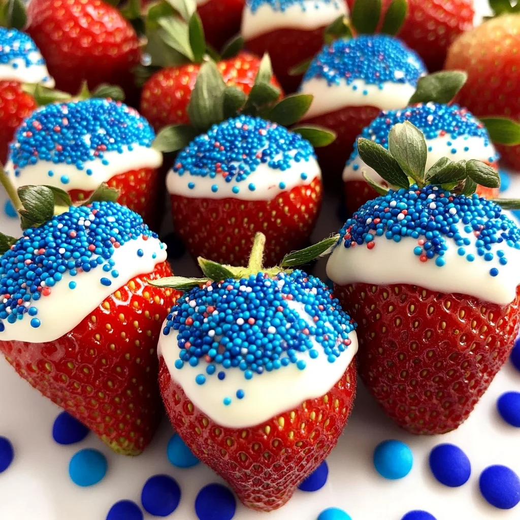 Patriotic Strawberries Recipe