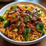 Sticky Beef Noodles