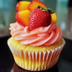 Strawberry Mango Cupcakes