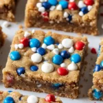 4th of July Monster Cookie Bars