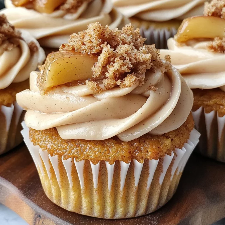 Apple Crumble Cupcakes