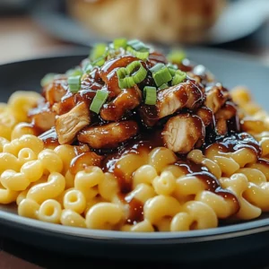 BBQ Chicken Mac & Cheese