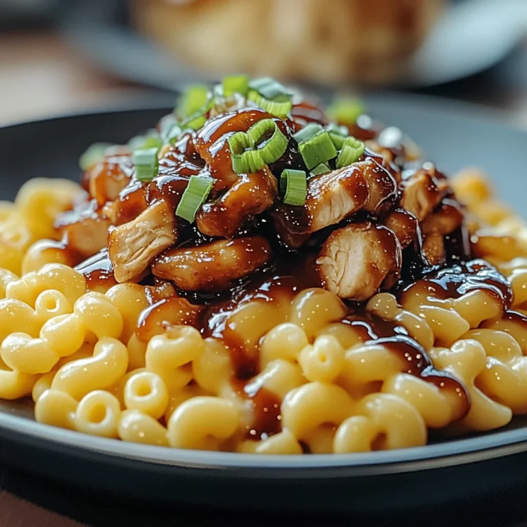 BBQ Chicken Mac & Cheese