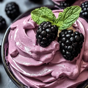 Blackberry Mousse