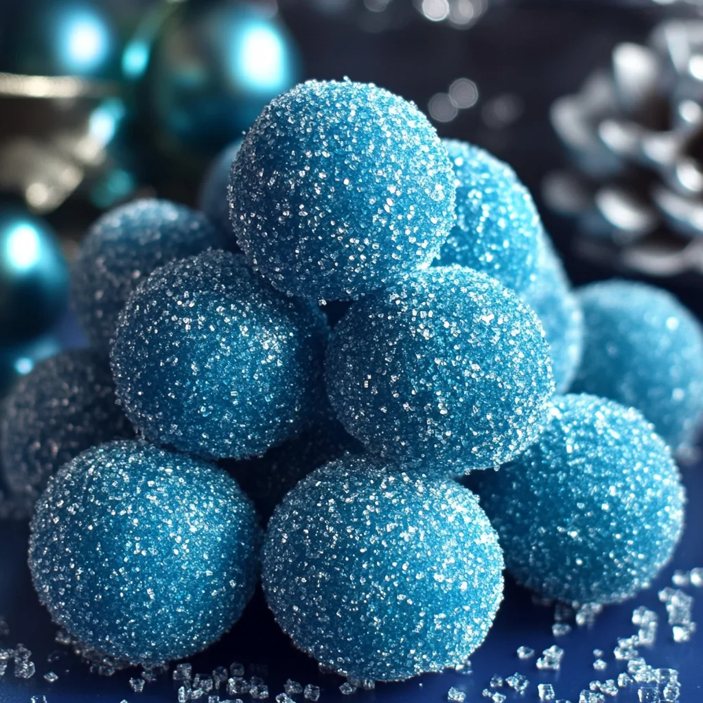 Blue Christmas Truffles