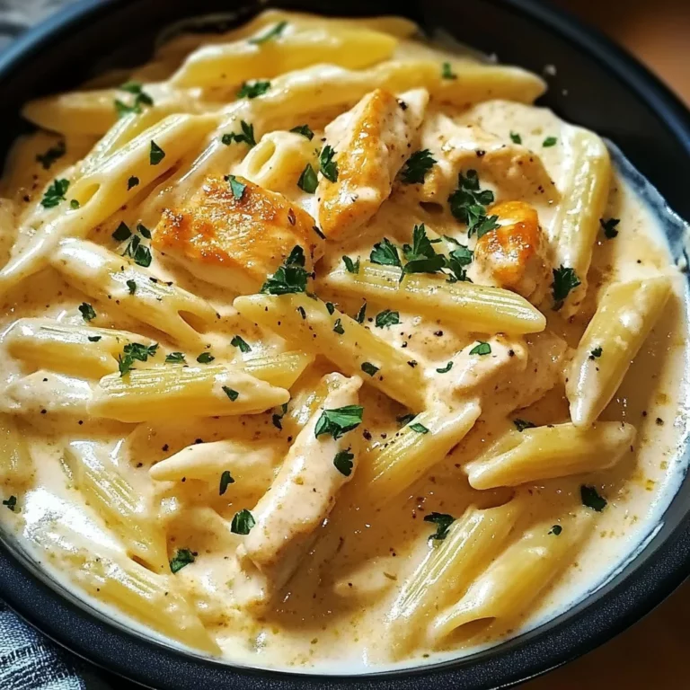 Buffalo Chicken Alfredo Penne