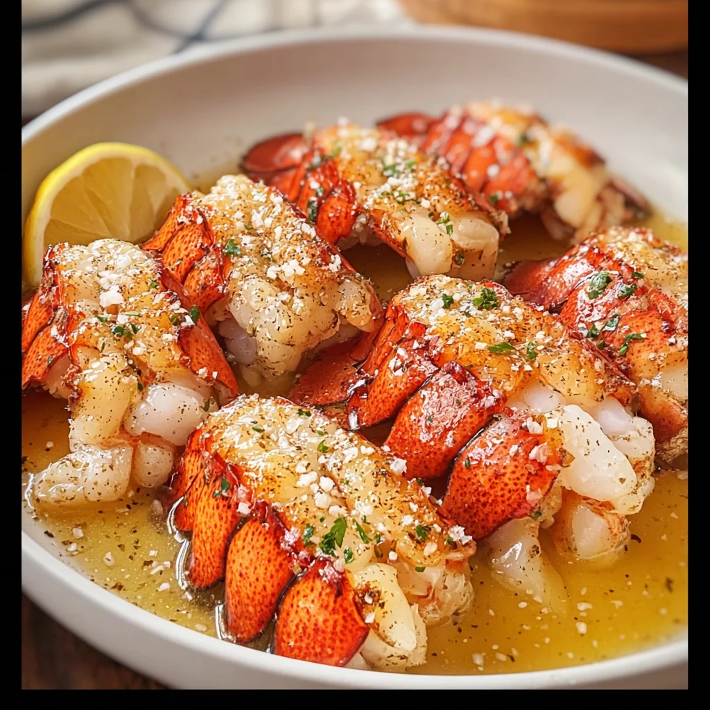 Butter Poached Lobster Tails Recipe