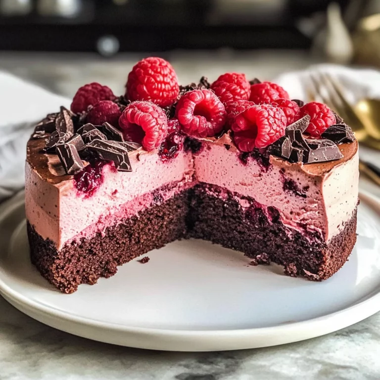 Chocolate Raspberry Mousse Cake Recipe