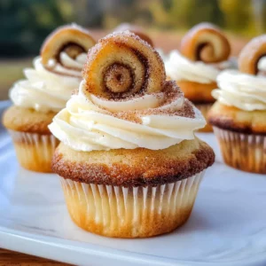 Cinnamon Roll Cupcakes