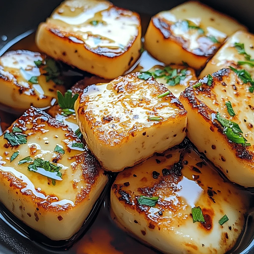 Crispy Air-Fried Halloumi with Honey Drizzle