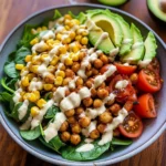 Crispy Chili Lime Garbanzo Beans Salad