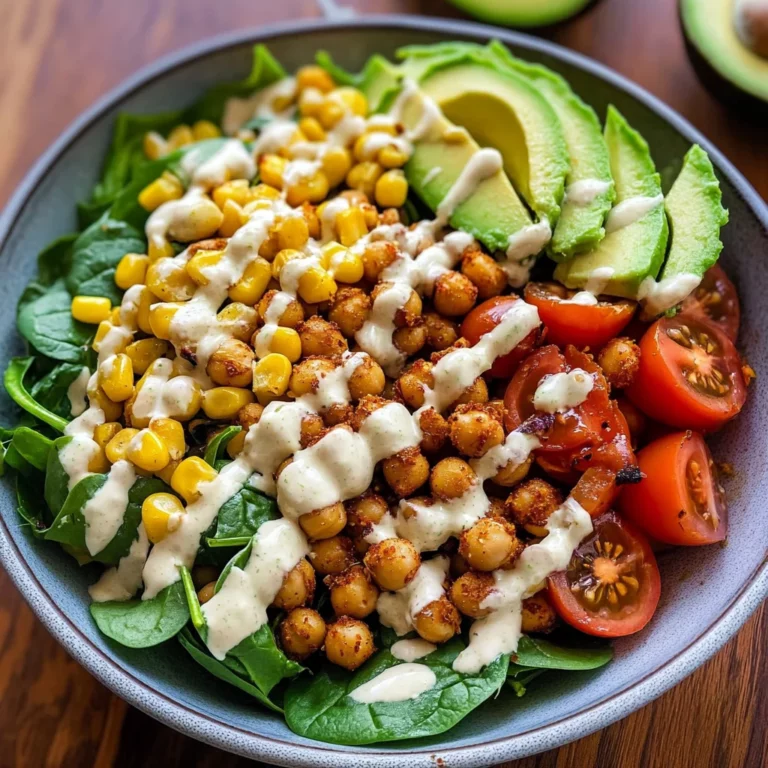 Crispy Chili Lime Garbanzo Beans Salad