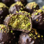 Dubai Chocolate Balls with Pistachio Kunefe Filling