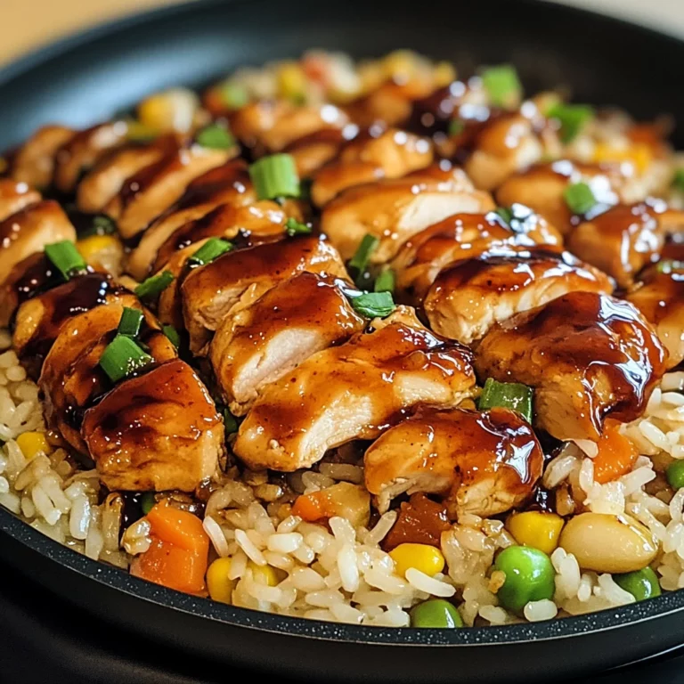 Honey BBQ Chicken Rice