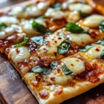 Hot Honey Garlic Flatbread Pizzas Recipe