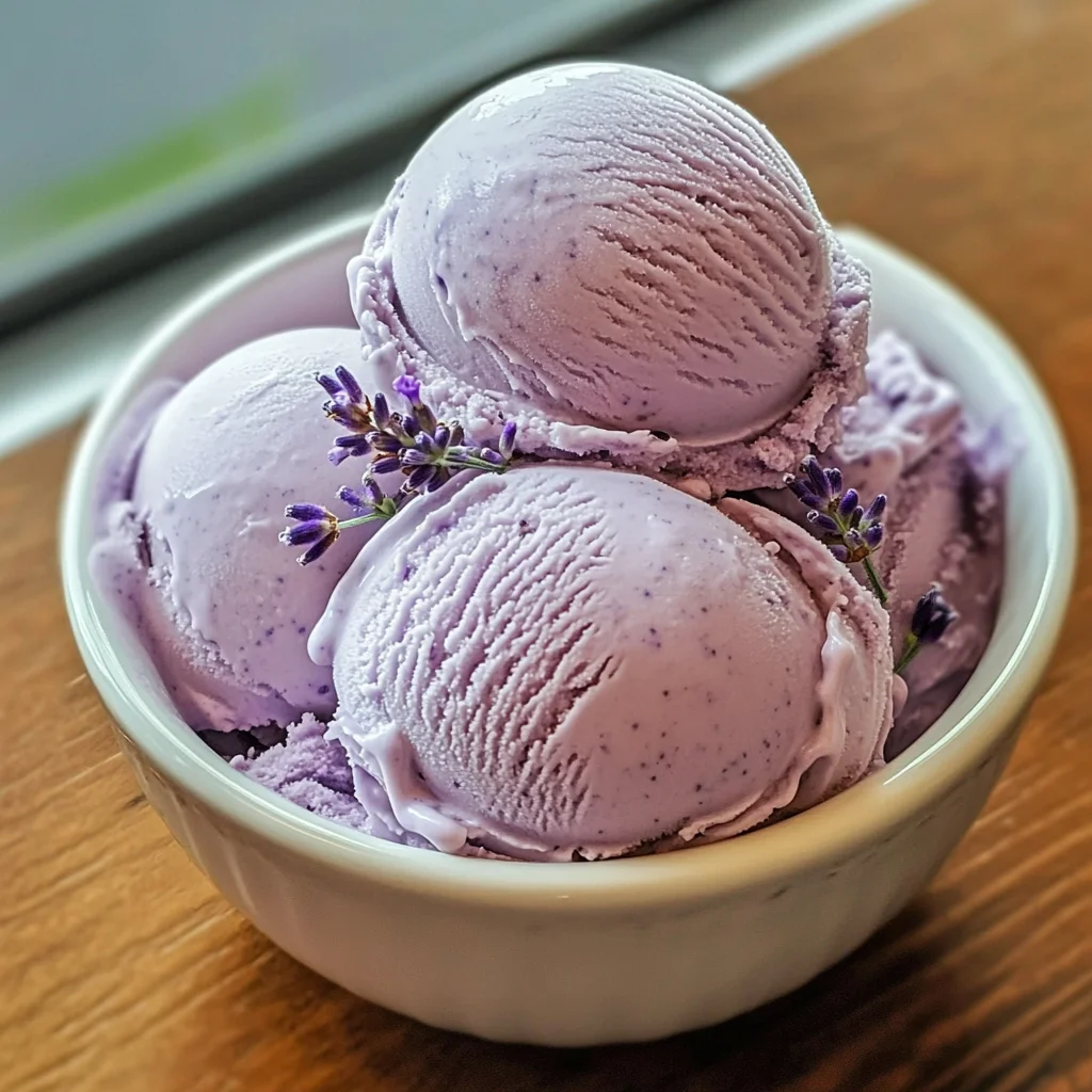 Lavender Ice Cream