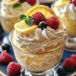 Lemon Cheesecake Mousse