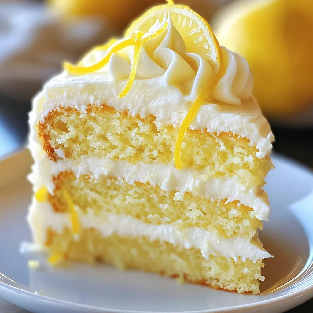 Lemon Velvet Cake with Lemon Cream Cheese Frosting