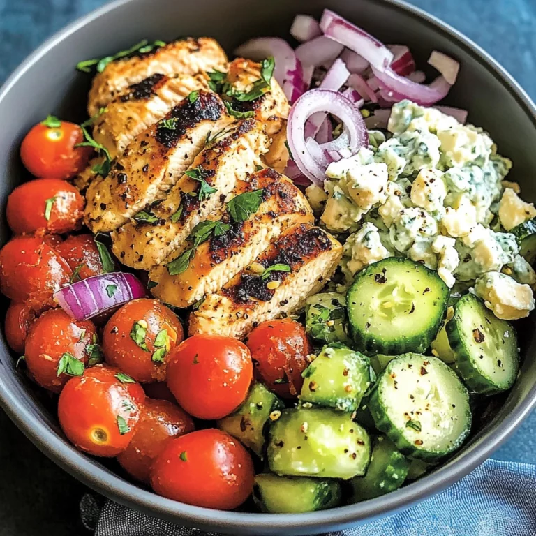 Low-Carb & Keto Greek Chicken Bowls
