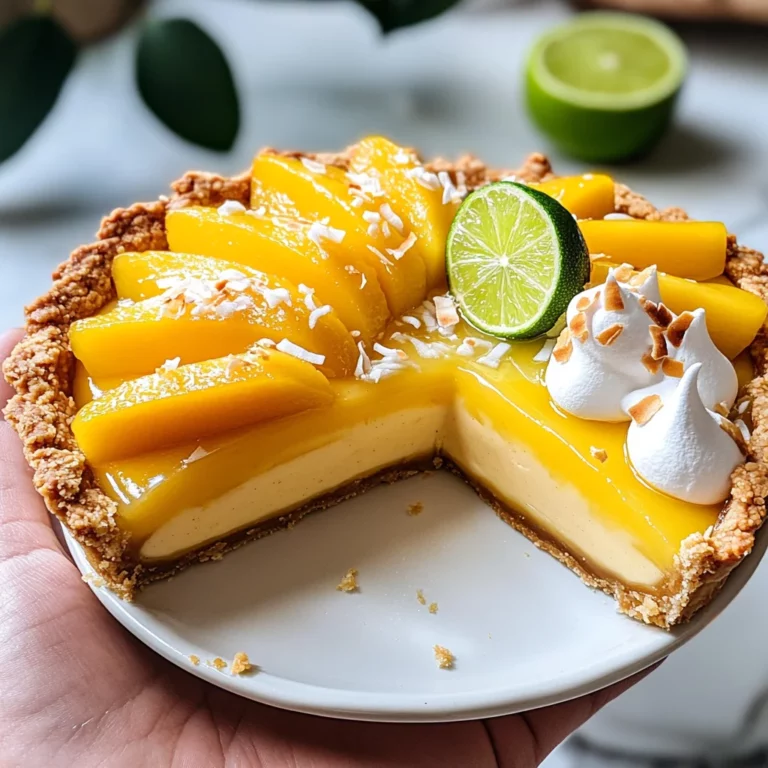 Mango Curd Tart Recipe