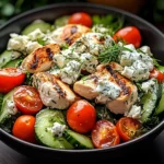 Mediterranean Delight Tzatziki Chicken Salad