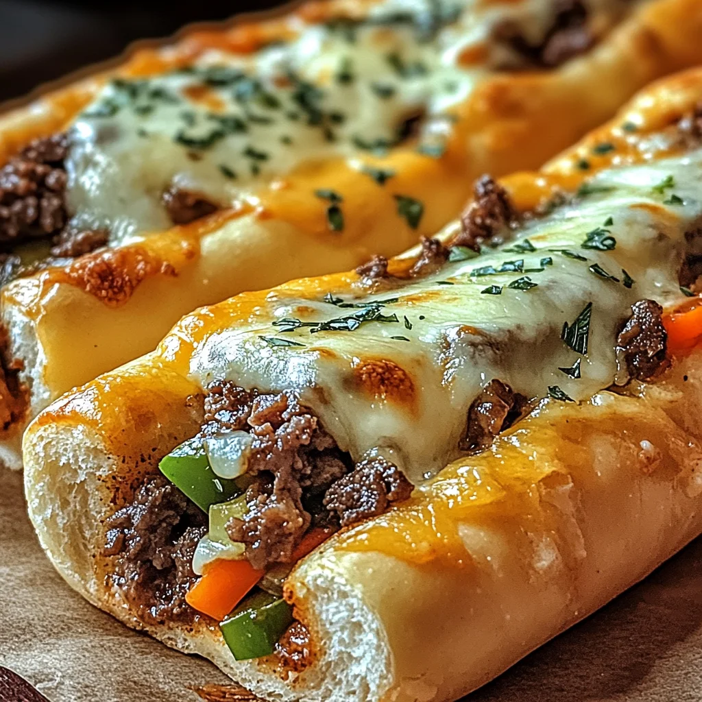 Philly Cheesesteak Stuffed Cheesy Breadsticks