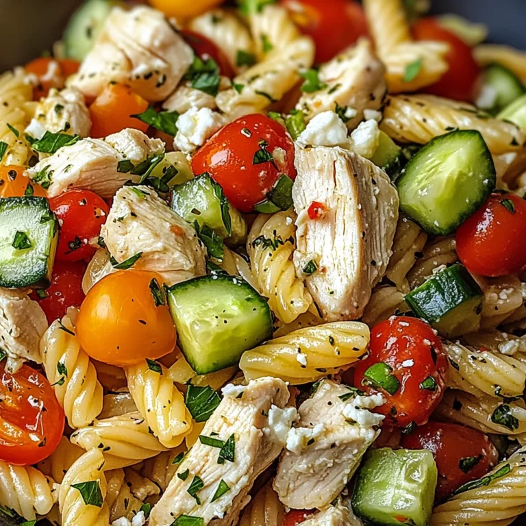 Protein-Packed Chicken Pasta Salad