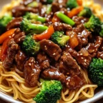Sticky Beef Noodles