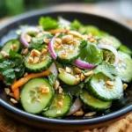 Thai Cucumber Salad – Easy, Refreshing & Flavorful Side Dish