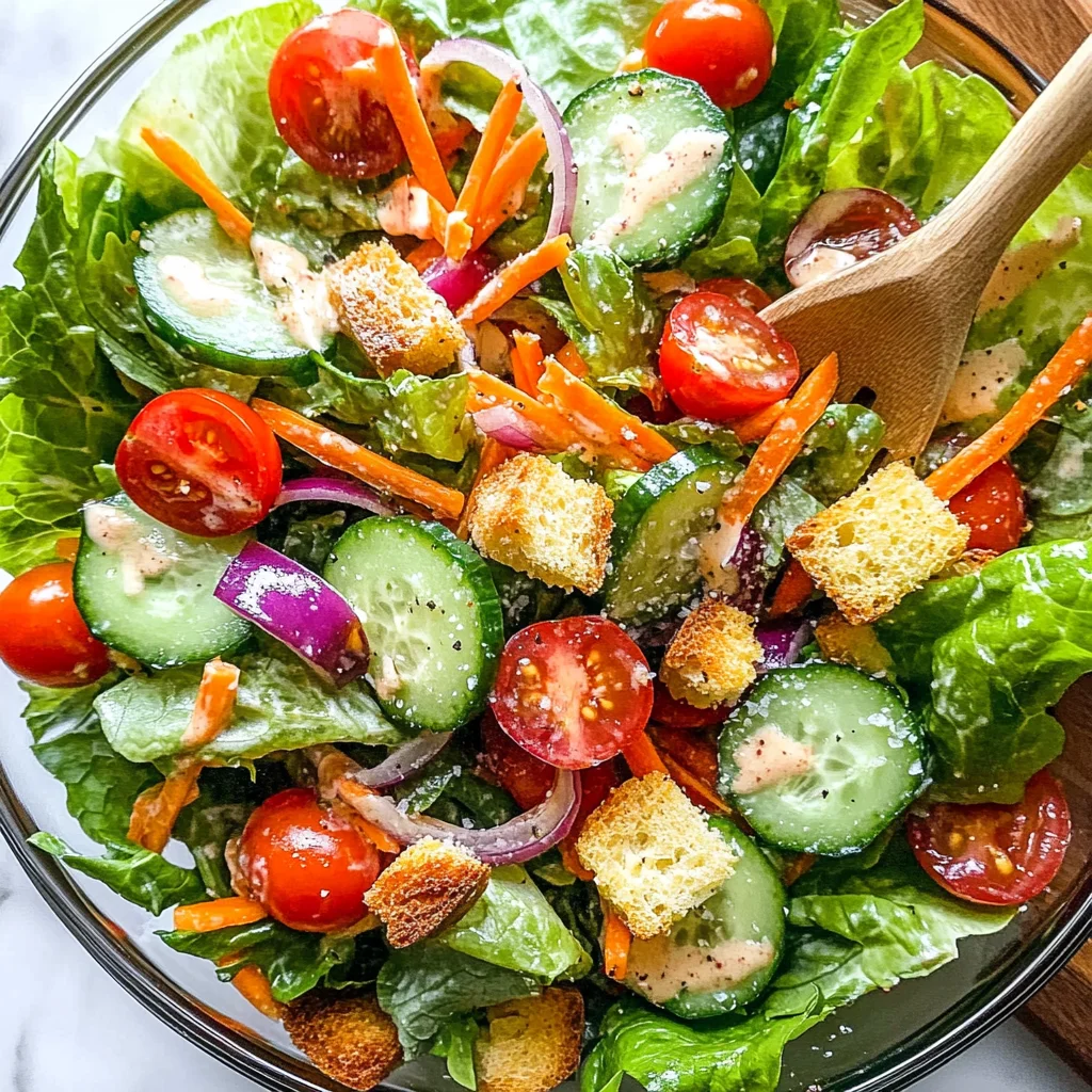 Classic House Salad - Quick and Easy