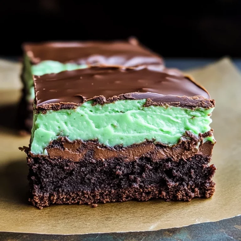 Classic Mint Chocolate Brownies