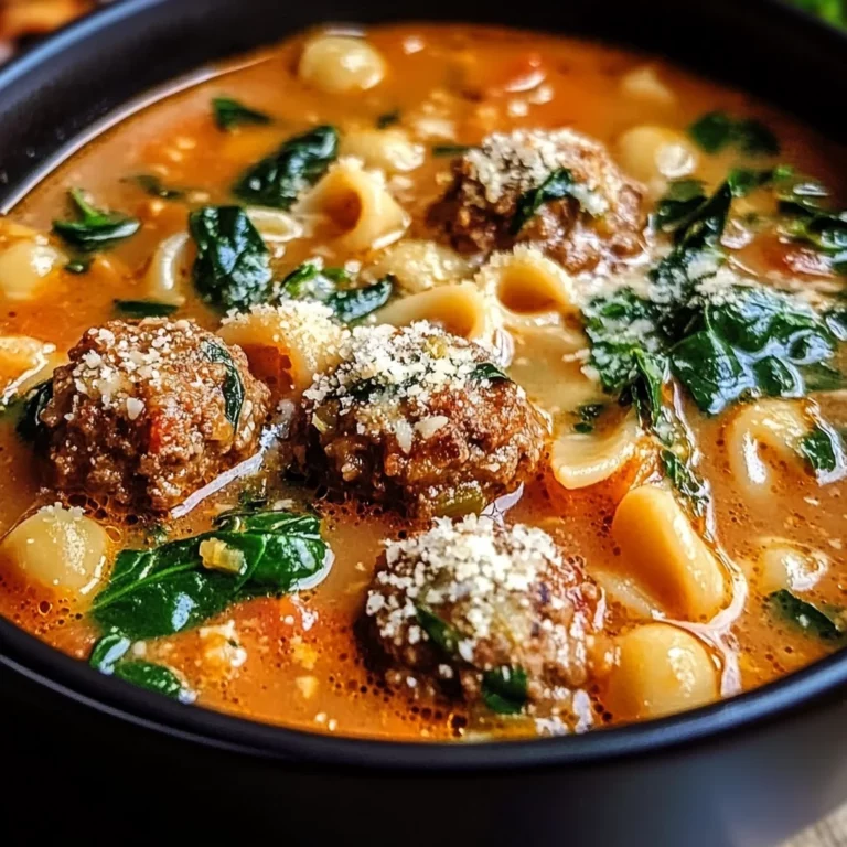Creamy Italian Meatball Soup