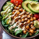 Crispy Chili Lime Garbanzo Beans Salad