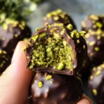 Dubai Chocolate Balls with Pistachio Kunefe Filling