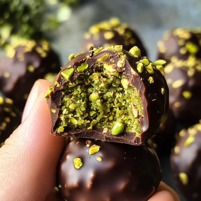 Dubai Chocolate Balls with Pistachio Kunefe Filling