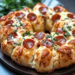 Easy Pull Apart Pizza Monkey Bread