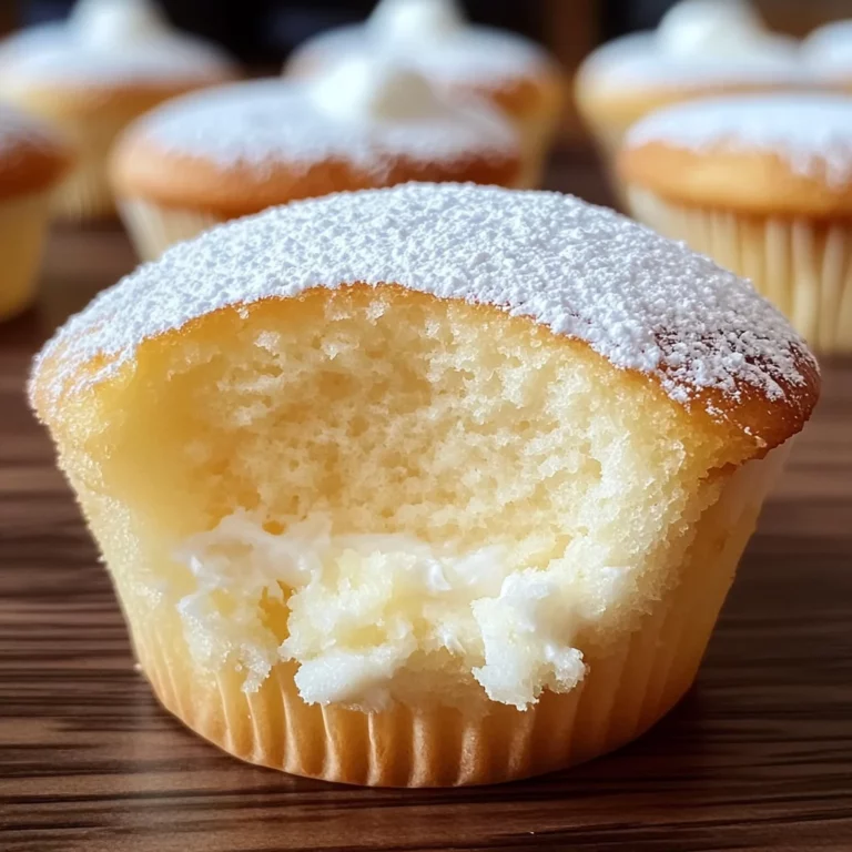 Fluffy Japanese Cotton Cheesecake Cupcakes
