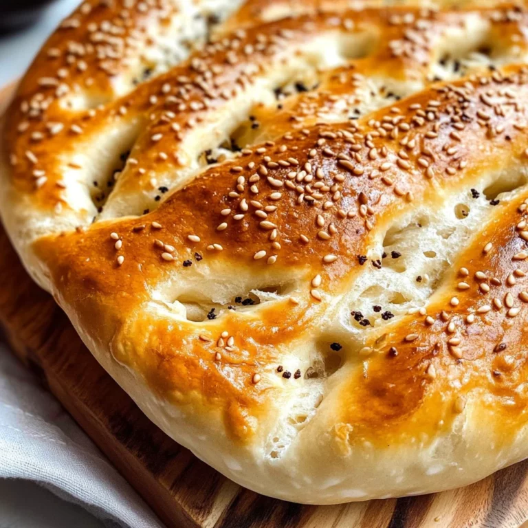 Fluffy Turkish Bread (Pide Bread)