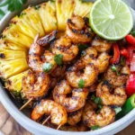 Island Dream Grilled Shrimp + Pineapple Bowls Recipe