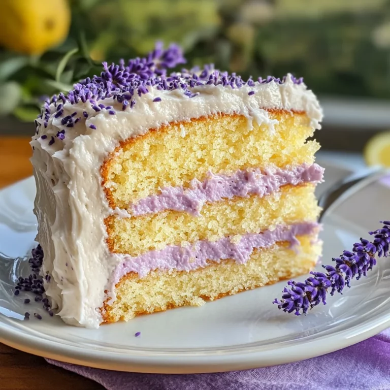 Lemon Lavender Cake