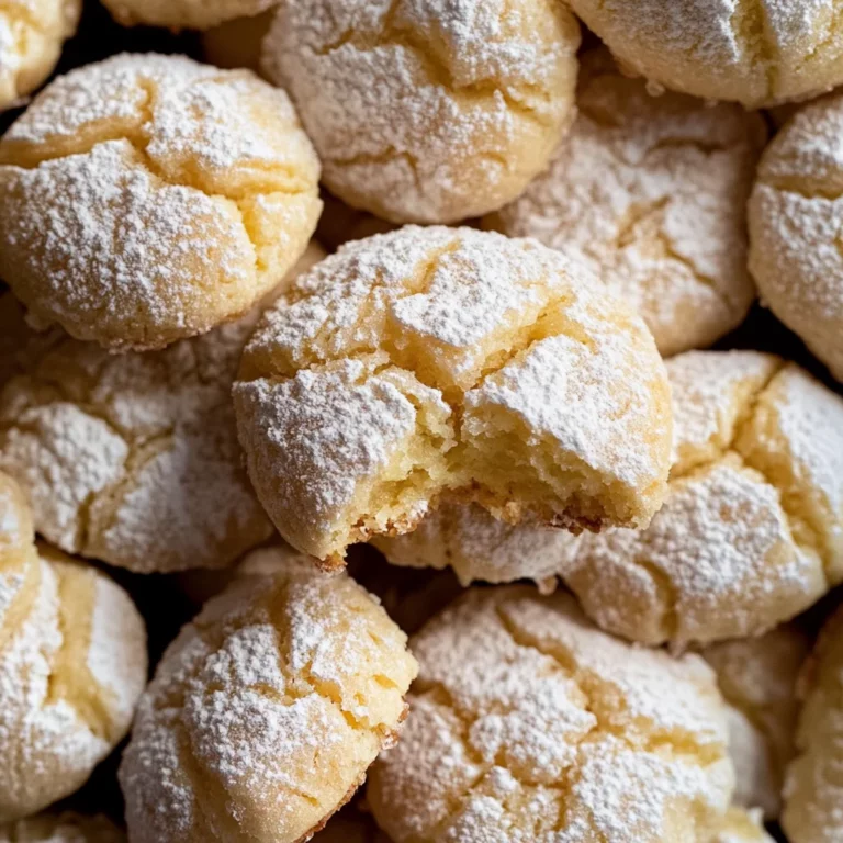 Limoncello Amaretti Cookies