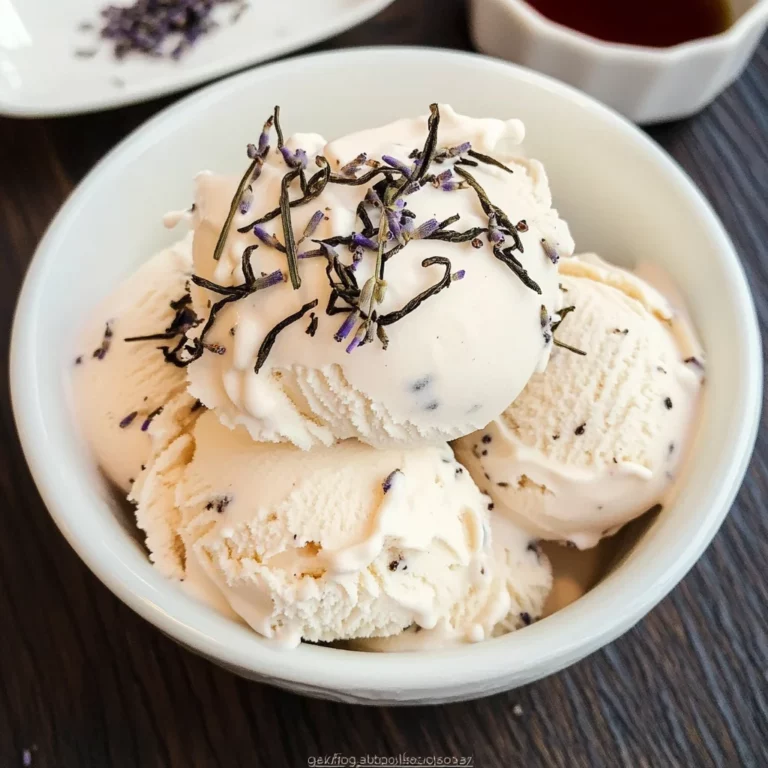 London Fog Ice Cream